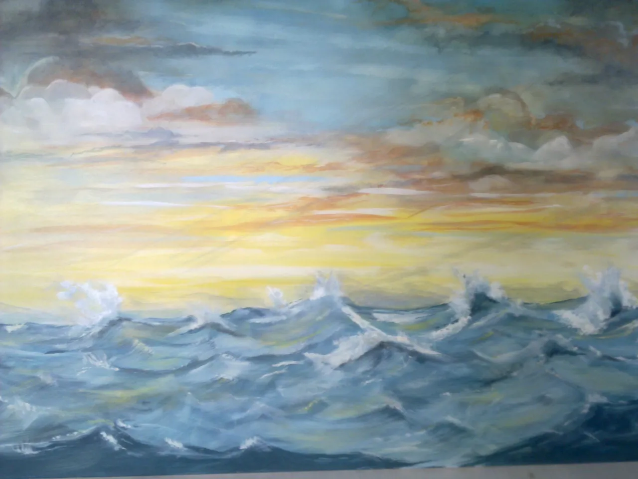 Maleri nr 40 100 cm X 150 cm